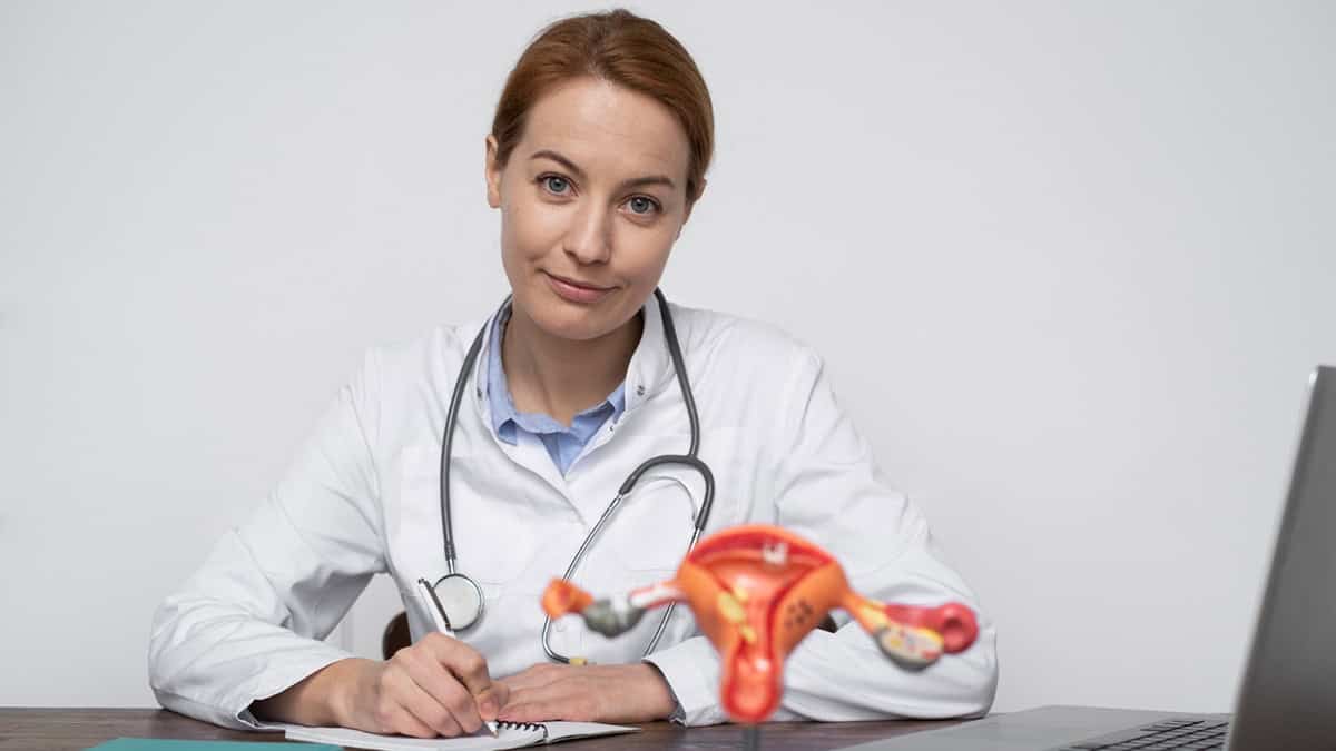 Female healthcare provider