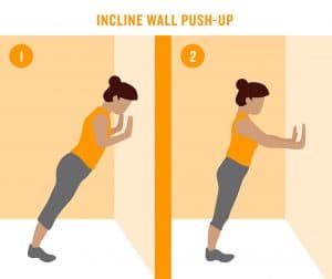 Incline Wall Push-Up