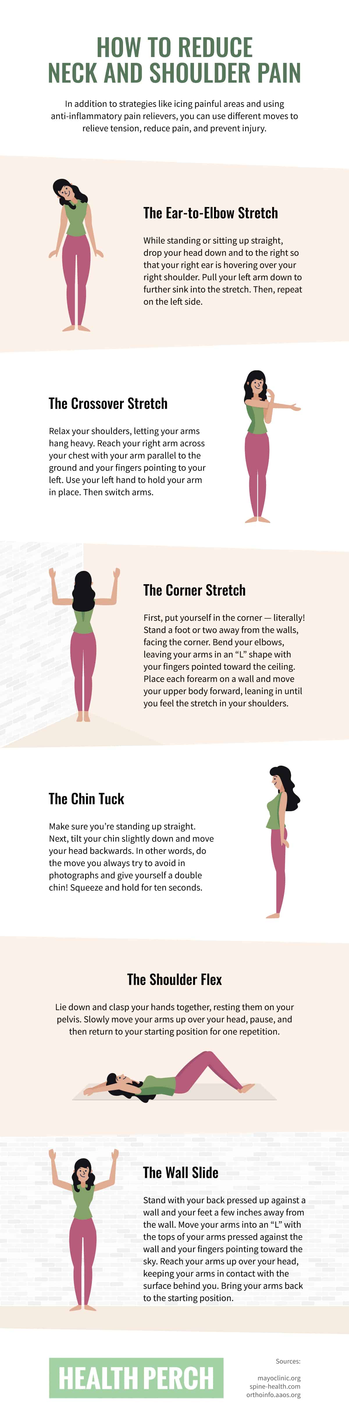 15 Stretches to Relieve Neck and Shoulder Pain - Live Love Fruit
