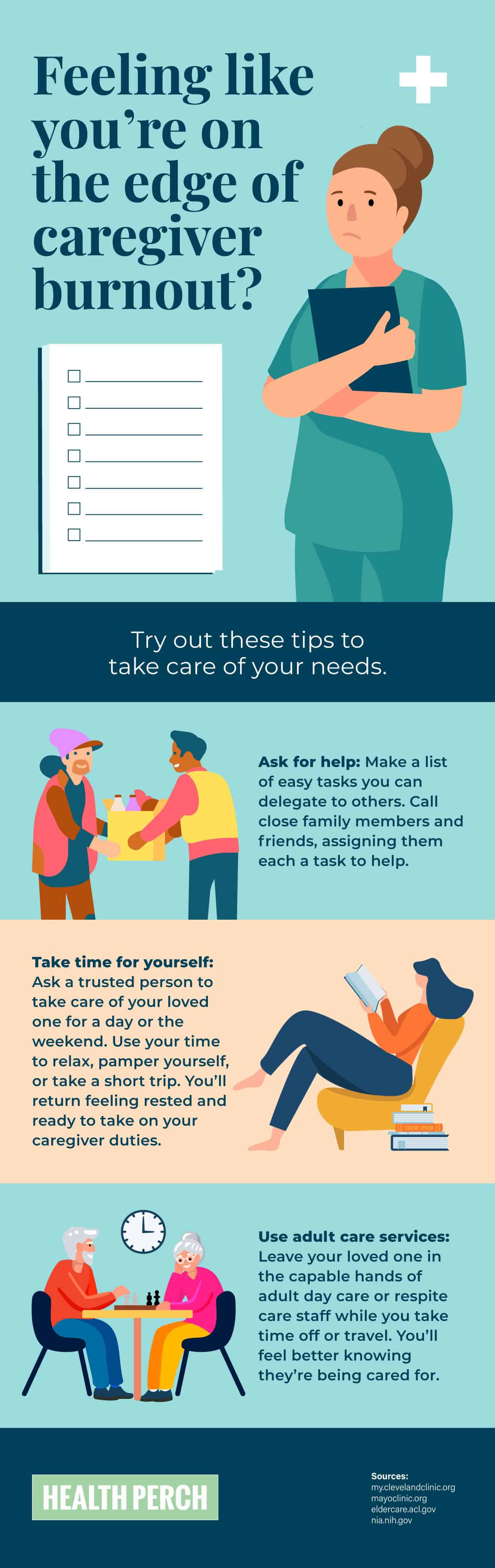 Caregiver Burnout Infographic