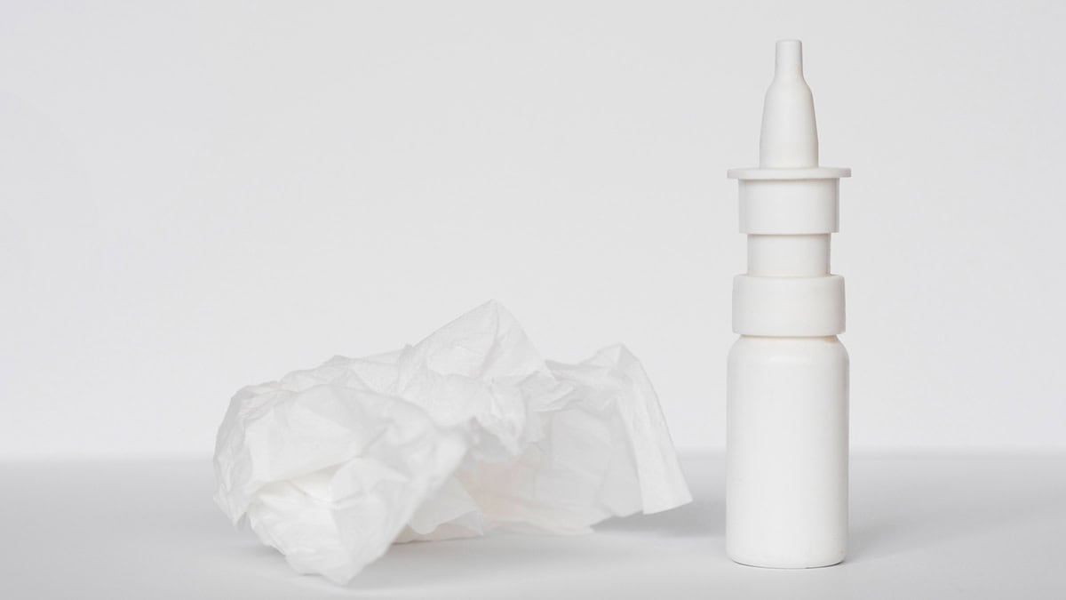 Nasal spray bottle