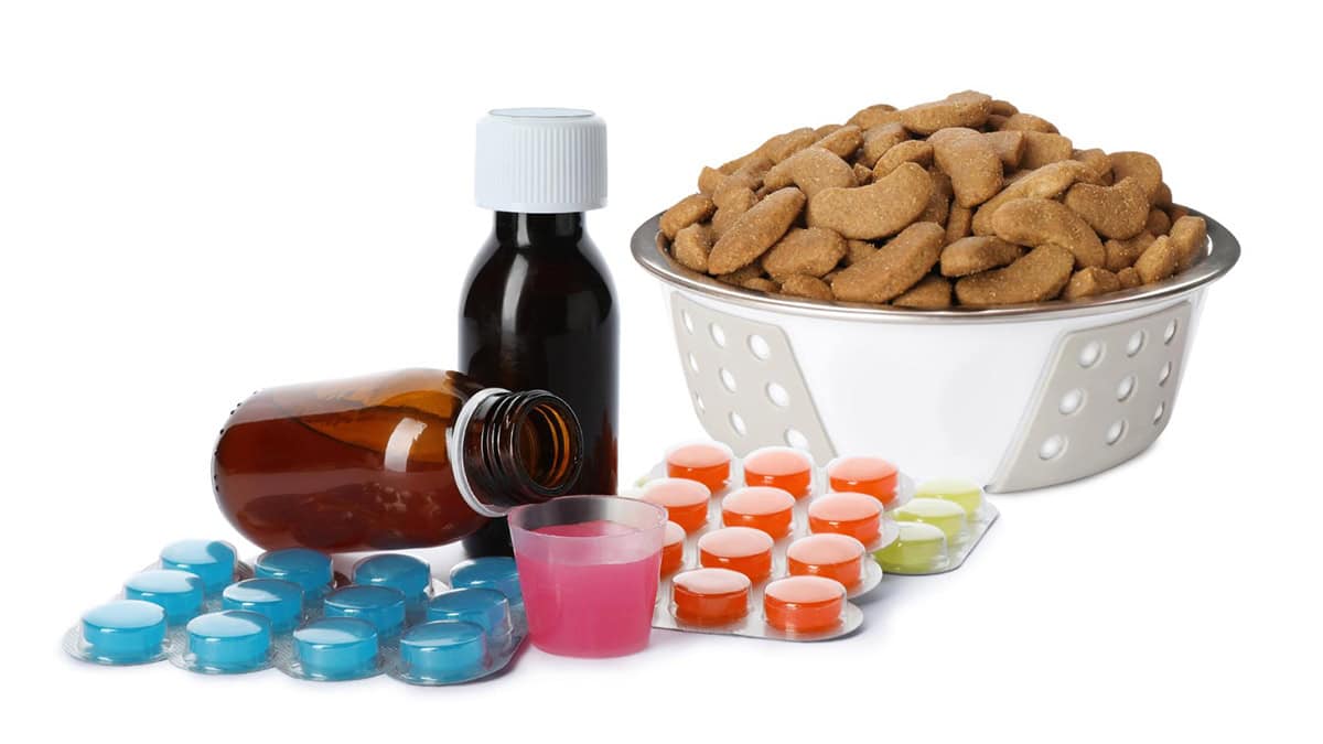 Pet medications and food